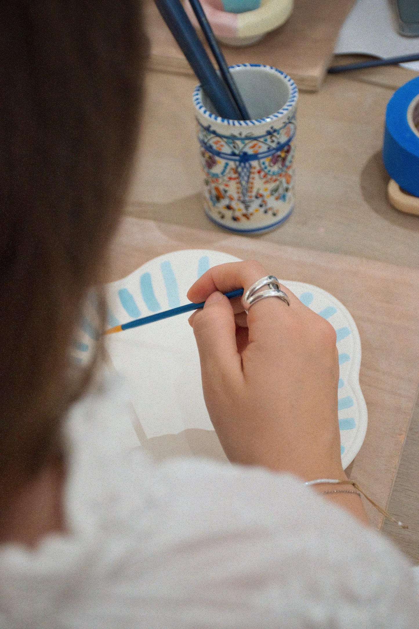 Atelier peinture sur céramique