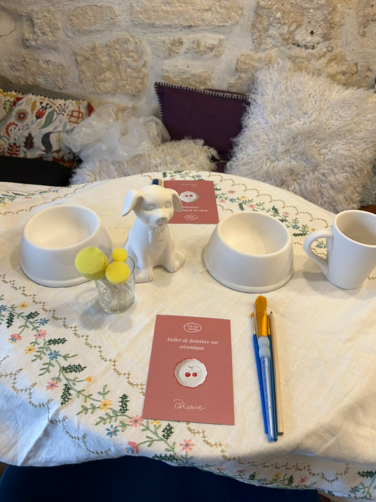 Atelier peinture sur gamelle